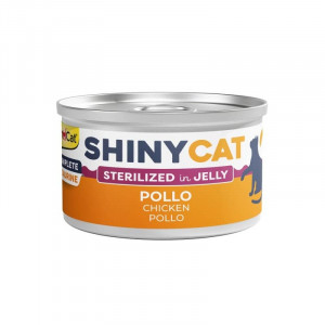 GIMCAT SHINYCAT JELLY CHICKEN STERILISED konservi kaķiem 70g